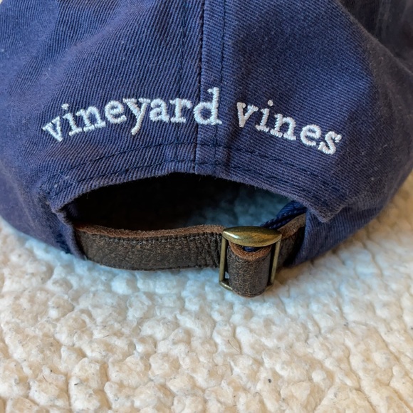 Vineyard Vines Leather strap back hat - Picture 4 of 5